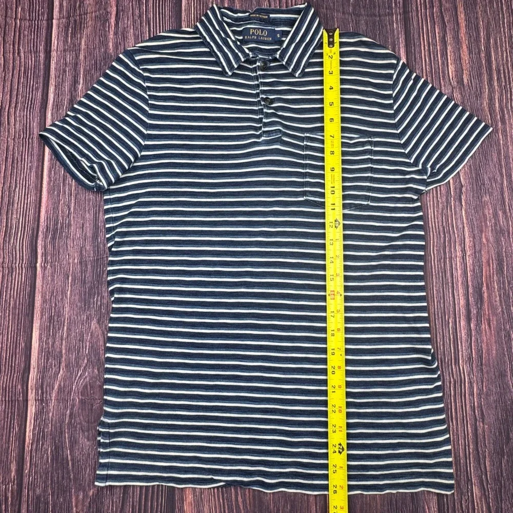 Polo Ralph Lauren Striped Polo Small Cotton Nautical Preppy Short Sleeve Shirt